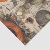Vintage Halloween Ephemera Tissuepapier (Detail)