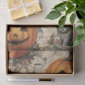 Vintage Halloween Ephemera Tissuepapier (Geschenk)
