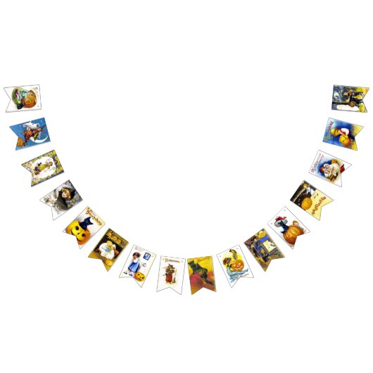 Vintage Halloween Ephemera Vlaggetjes (Alle)