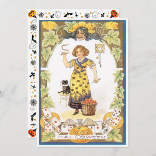 Vintage Halloween Fun Halloween Kaart
