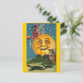 Vintage - Halloween - Halloween Greetings Briefkaart (Staand voorkant)