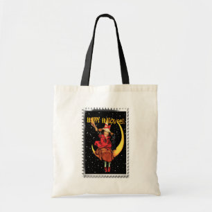 Vintage Halloween Heksen Tas