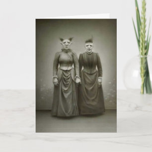 Vintage Halloween - het Gruwelijke Tweetal, Kaart