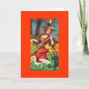 Vintage Halloween Kaart