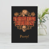 Vintage Halloween Kaart (Staand voorkant)