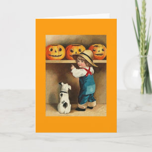 Vintage Halloween Kaart