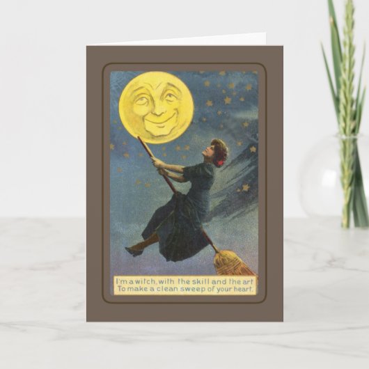 Vintage Halloween Kaart (Voorkant)