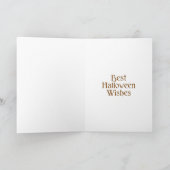 Vintage Halloween Kaart (Binnen)