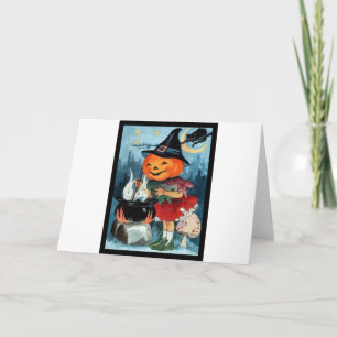 Vintage Halloween Kaart