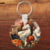 Vintage Halloween Nightmare Sleutelhanger (Voorkant)