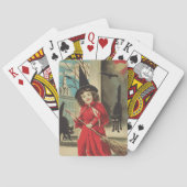 Vintage Halloween Pokerkaarten (Achterkant)