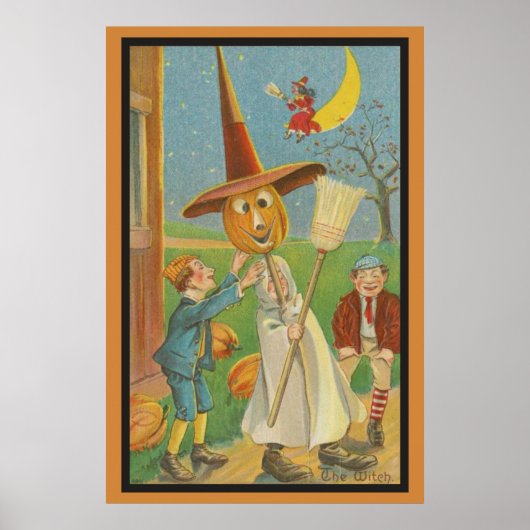 Vintage Halloween Poster (Voorkant)