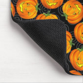 Vintage Halloween Pumpkin Pattern Mousepad Muismat (Hoek)