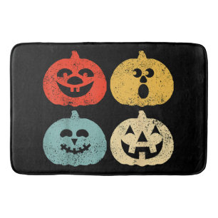 Vintage Halloween Pumpkin Vrouwen, Mannen, Kindere Badmat