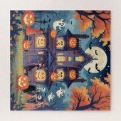 Vintage Halloween Puzzle for Adults (Horizontal)