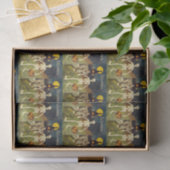 Vintage Halloween skeletspuitzakweefsel Tissuepapier (Geschenk)