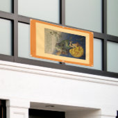 Vintage Halloween Spandoek (Buitenkant Gebouw)