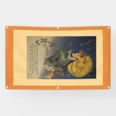 Vintage Halloween Spandoek (Horizontaal)