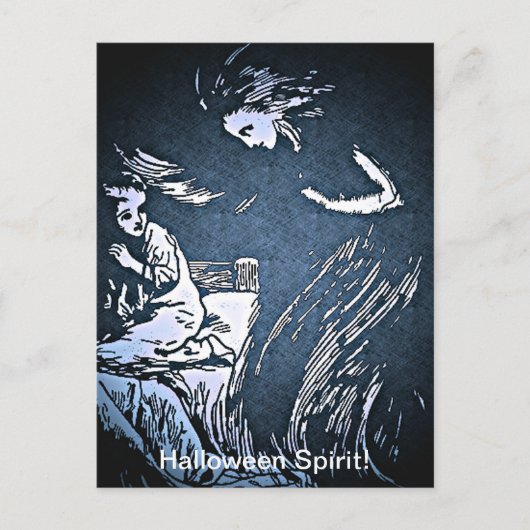 Vintage Halloween Spirit Briefkaart (Voorkant)