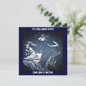 Vintage Halloween Spirit Invitation (Debout devant)