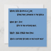 Vintage Halloween Spirit Invitation (Dos)