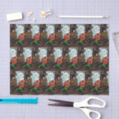 Vintage Halloween-spookpopperweefsel Tissuepapier (Craft)