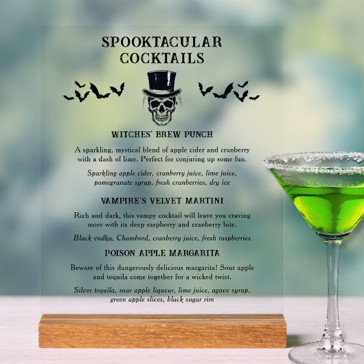 Vintage Halloween Spooktacular Signature Cocktail