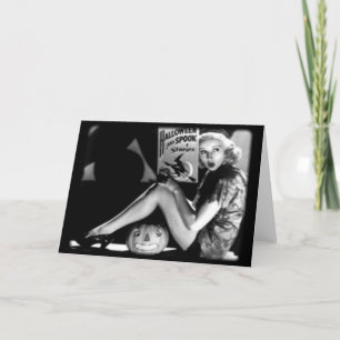 Vintage Halloween Wenskaart Kaart
