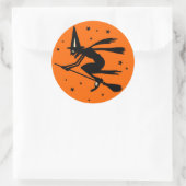 Vintage Halloween Witch Sticker (Tas)
