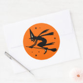 Vintage Halloween Witch Sticker (Envelop)