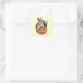 Vintage Halloween Witch Sticker (Tas)