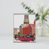 Vintage Hambourg, modifier le texte Carte postale (Debout devant)