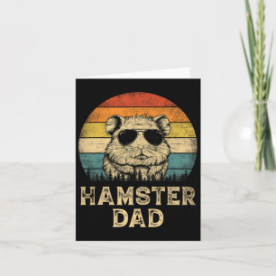 Vintage Hamster Papa Hamsterliefhebbers Vader#39 Kaart