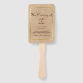 Vintage Hand Fan Handwaaier (Voorkant)