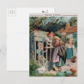 Vintage Hansel & Gretel 1906 Briefkaart (Voorkant / Achterkant)