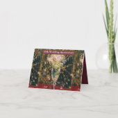 Vintage Happy 40th Wedding Jubileum Kaart (Voorkant)