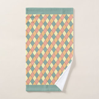 Vintage Harlequine Diagonal dans Pastels Monogramm