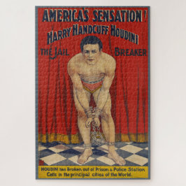 Vintage Harry Handcuff Houdini - De spijker op de  Legpuzzel