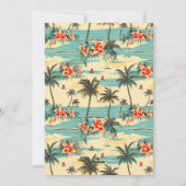 Vintage Hawaï | Carte de vœux Mele Kalikimaka (Dos)