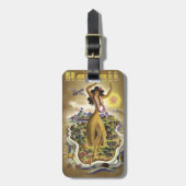 Vintage Hawaii 2 Bagagelabel (Voorkant verticaal)