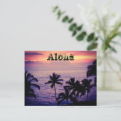 Vintage Hawaii Briefkaart (Staand voorkant)