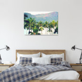 Vintage Hawaii Canvas Afdruk (Insitu (Slaapkamer))