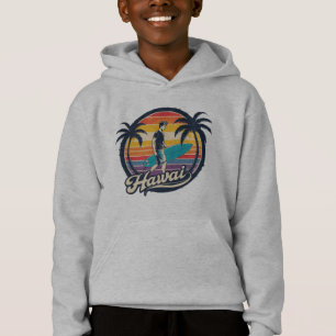 Vintage Hawaii Surf Retro Sunset esthétique