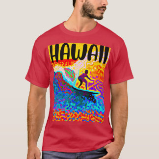 VINTAGE HAWAII SURFING LABEL 7 T-SHIRT