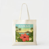 Vintage Hawaii Tote Bag (Voorkant)