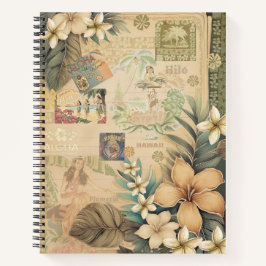 Vintage Hawaiian Scrapbook: Hilo Bay Notitieboek