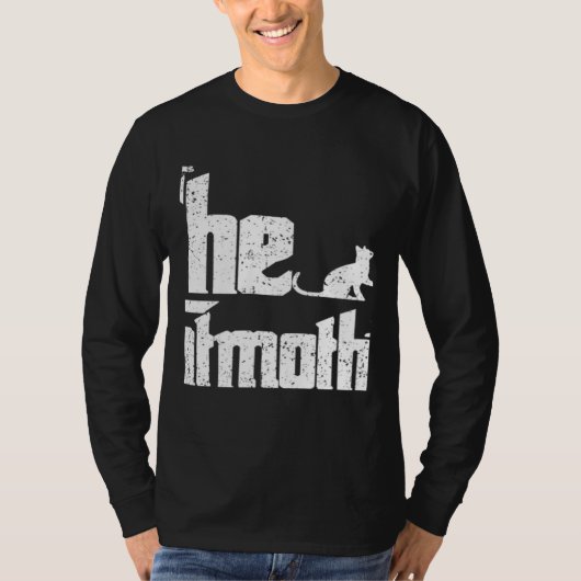 Vintage He Cat Mother T-shirt (Voorkant)