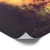 Vintage, Heilige Jezus, portret, poster (Hoek)