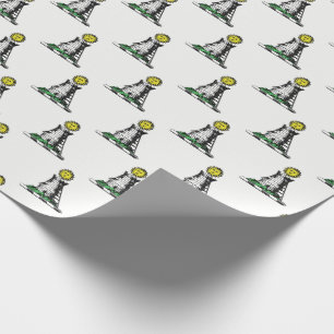 Vintage Heraldic Medieval Castle Emblem Crest Cadeaupapier