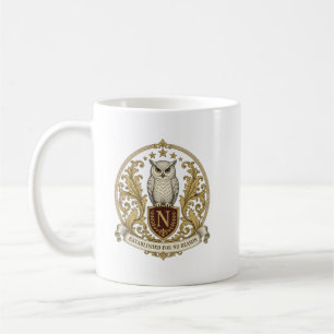 Vintage Heraldisch Uilswapen Koffiemok